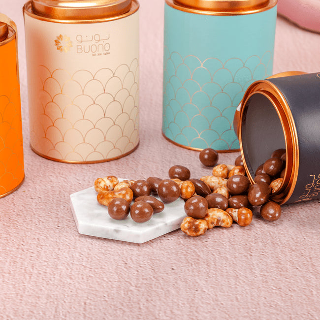 Chocolate Mixed Nuts Caddy Box