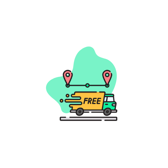 <strong>Free delivery service</strong>