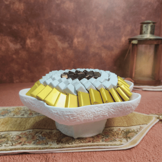 Ivory Chocolate Plate