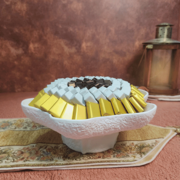 Ivory Chocolate Plate