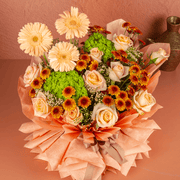 باقة زهور مشمشي