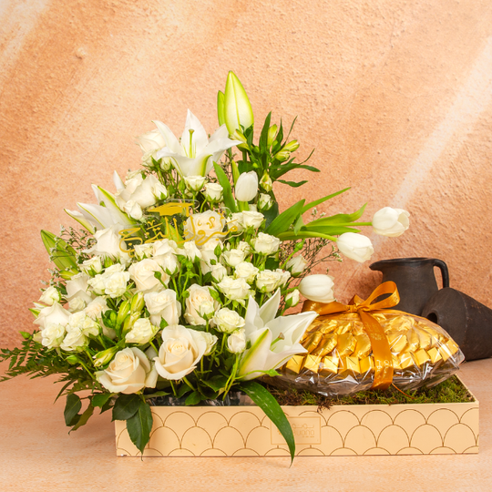 Safaa Chocolate & Flower Tray